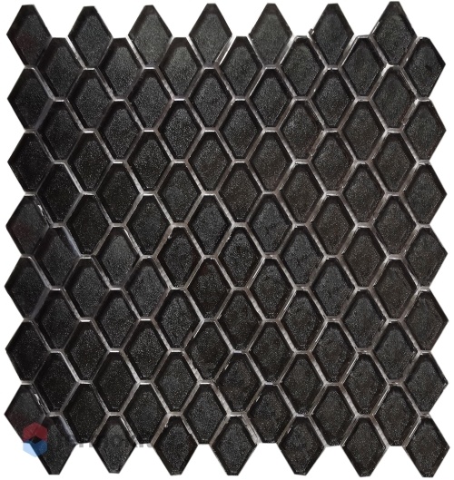 Мозаика Caramelle Mosaic Alchimia Diamanti nero (7x42) 28,2x31