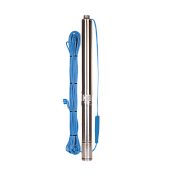 Насос скважинный Aquario ASP 1E-35-75 со встроенным конденсатором с кабелем 20м