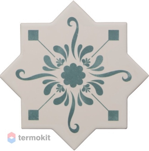 Керамическая плитка Cevica Becolors Star Dec. Stencil Lagoon декор 13,25x13,25