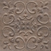 Керамогранит Kerama Marazzi Браш Вуд STG/C481/SG1550 Вставка коричневый тёмный 9,9х9,9х8