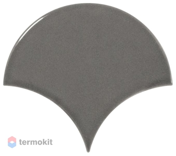 Керамическая плитка Equipe Scale 21979 Fan Dark Grey Настенная 10,6x12