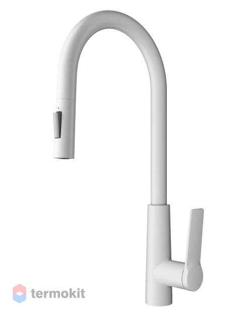 Смеситель для кухни WONZON & WOGHAND Белый WW-A20782-MW