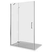 Душевая дверь Good Door SATURN 1100х1850 хром СА00007