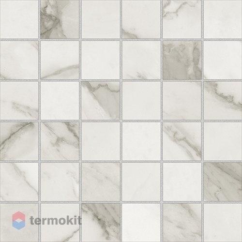 Керамическая плитка Azteca Calacatta Mosaico Lux Silver мозаика 29,8x29,8