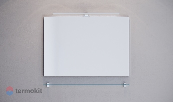 Зеркало Velvex Klaufs 100 с LED светильником zkKLA.100-14