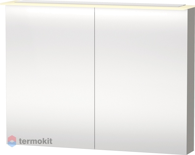 Зеркальный шкаф Duravit X-Large 100 с подсветкой Бетонно-серый XL759500707