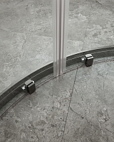 Душевой уголок Cezares Molveno 1950x1300x1000 оружейная сталь MOLVENO-RH-2-130/100-C-GM-IV