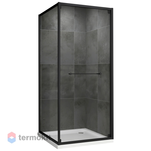 Душевой уголок ABBER Schwarzer Diamant 1950x900x900 черный AG0A090B