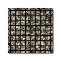 Мраморная мозаика Art&Natura Marble Mosaic (1,5х1,5) Rain Forest Green 30,5х30,5