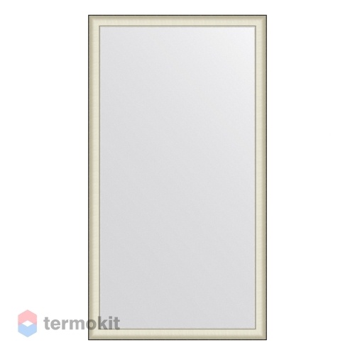 Зеркало в багетной раме EVOFORM DEFINITE FLOOR 109 белая кожа с хромом BY 6042
