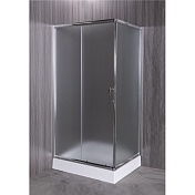Душевой уголок ESBANO ESD-8021 200x120x80 (рифленое стекло) с поддоном хром ESUGD8021