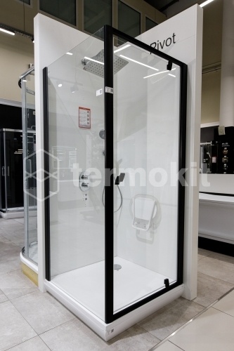 Душевая перегородка Ravak Pivot PPS-90 90G70100Z1 transparent, белый