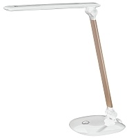 Настольный светильник ЭРА NLED-456-10W-W-G Белый с золотом 