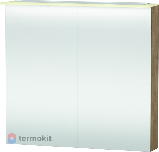 Зеркальный шкаф Duravit X-Large 80 с подсветкой Дуб европейский XL759405252