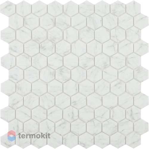 Мозаика Стеклянная Vidrepur Hex Marbles № 4300 (на сетке) 31,7x30,7