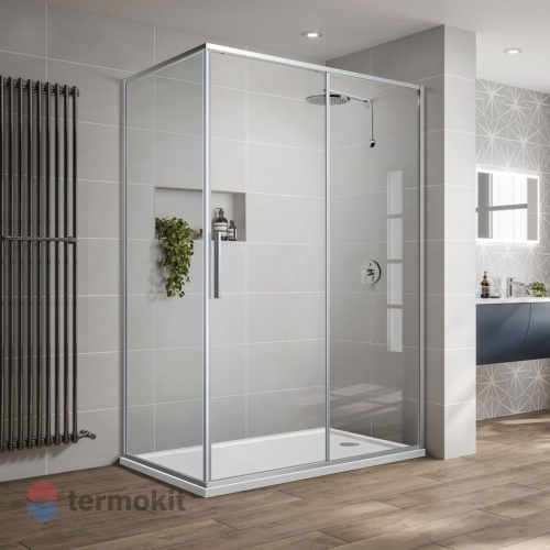 Душевой уголок Vincea Slim-U 2000x1200x900 хром VSR-2SU9012CL