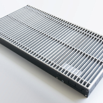 Внутрипольные конвекторы Techno серия Usual ширина 380 мм, глубина 105 мм с естественной конвекцией