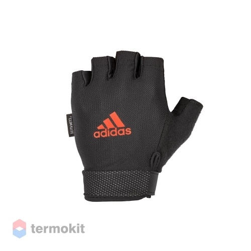 Перчатки для фитнеса Adidas черный/красный, разм. S ADGB-12413