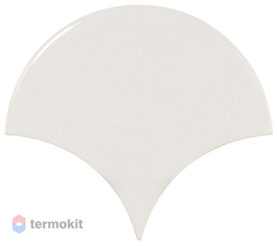 Керамическая плитка Equipe Scale 21968 Fan White Настенная 10,6x12