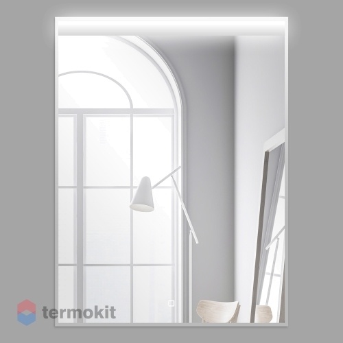 Зеркало BelBagno UNO 60 в алюминиевой раме с подсветкой с сенсорным выкл. SPC-UNO-600-800-TCH