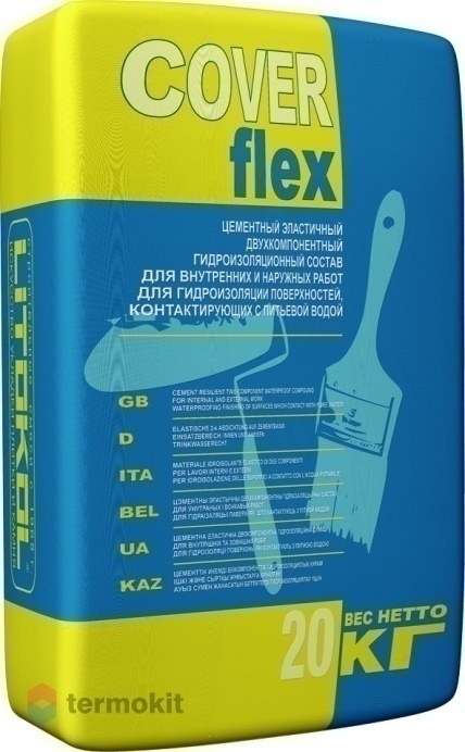 Эластичная Гидроизоляция Litokol Coverflex (A+B) компонент A 20 кг 