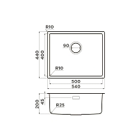 Мойка для кухни Omoikiri Tadzava 54 светлое золото 4993266