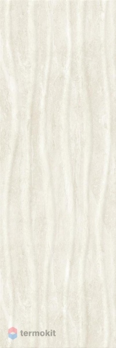 Керамическая плитка Eurotile Ceramica Lia 141 рельеф волна настенная 29,5x89,5