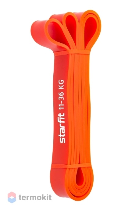 Эспандер многофункциональный Starfit ES-802 ленточный 11-36 кг, 208х2,9 см, оранжевый