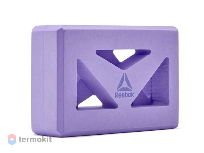 Кирпич для йоги с прорезями Reebok фиолетовый RAYG-10035PL