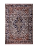Ковёр Merinos Belize 80x150 прямоугольный бордовый/бежевый/синий O0140