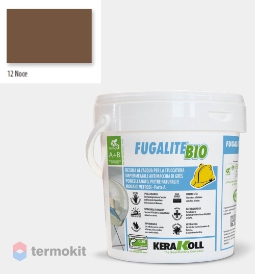 Затирка Kerakoll Fugalite Bio эпоксидная 12 Noce 3кг