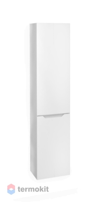 Шкаф-колонна Jorno Slide 33 подвесная белый глянец Sli.04.150/P/W