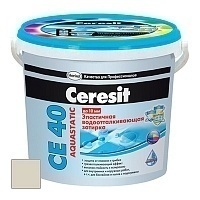 Затирка Ceresit СЕ 40/2 Aquastatic водоотталкивающая Багамы (бежевый) 43 (2 кг) 