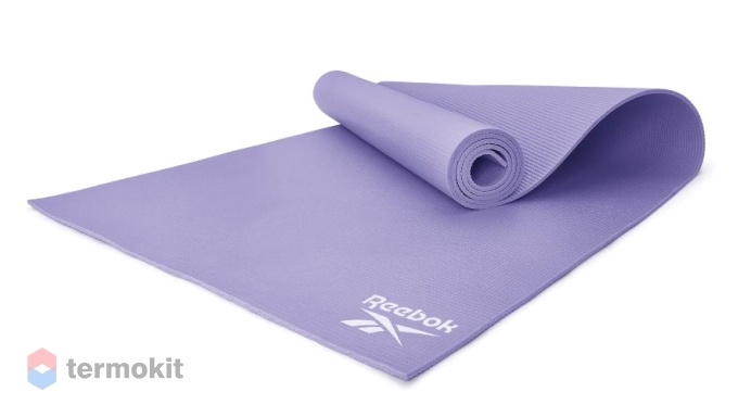 Тренировочный коврик для йоги Reebok фиолетовый 4мм RAYG-11022PL