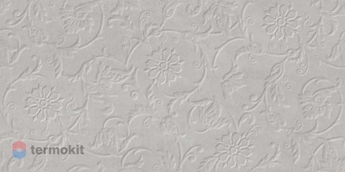 Керамическая плитка Kerama Marazzi Догана 48014R серый светлый матовый структура обрезной настенная 40x80x1,1
