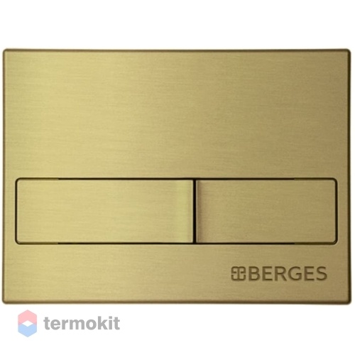 Клавиша смыва BERGES NOVUM L8 бронза 040018