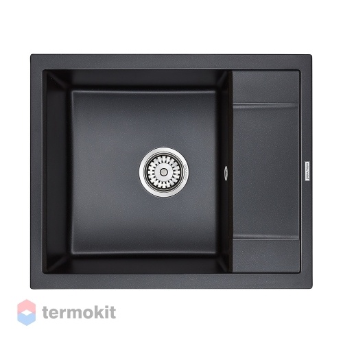 Мойка для кухни Paulmark Optimum черный металлик PM216050-BLM