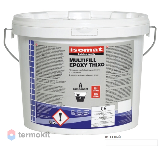 Затирка Isomat Multifill-Epoxy Thixo 01 Белый 3кг