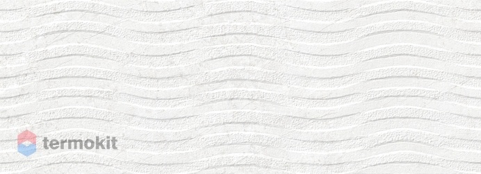 Керамическая плитка Peronda Alpine white waves настенная 32х90