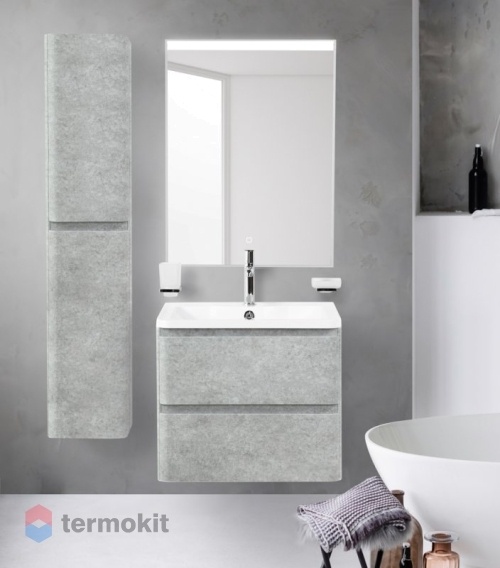 Тумба под раковину BelBagno ALBANO 70 подвесная Cemento Verona Grigio ALBANO-700-2C-SO-CVG