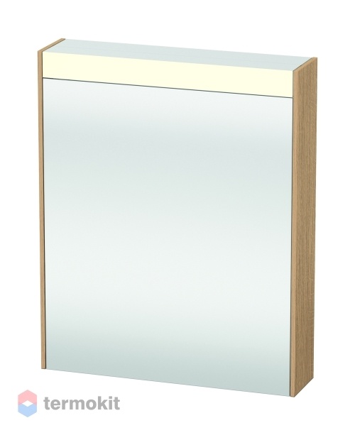 Зеркальный шкаф Duravit Brioso 62 с подсветкой Натуральный дуб BR7101L3030