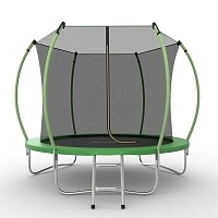 Батут с внутренней сеткой и лестницей Evo Jump Internal 10ft (Green)