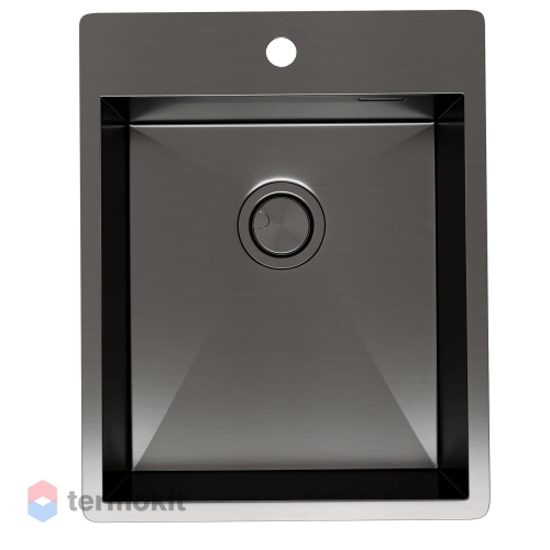 Мойка для кухни Reflexion Iseo 40-BL оружейная сталь RX2240BL