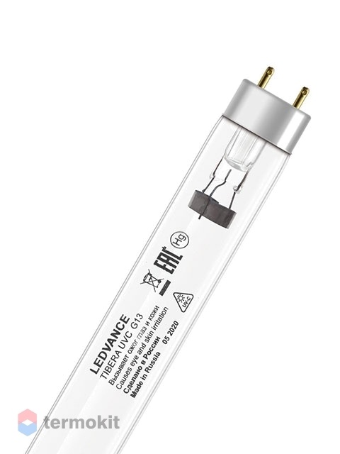 Лампа бактерицидная Ledvance TIBERA UVC 15W G13, 10 шт.