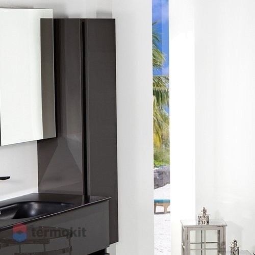Шкаф-колонна Armadi Art Vallessi 35 подвесной антрацит глянец 836-A glossy