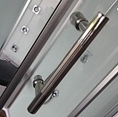Душевая кабина EAGO OSLO 100x80 правая матовый хром EGKPDZ954F8R