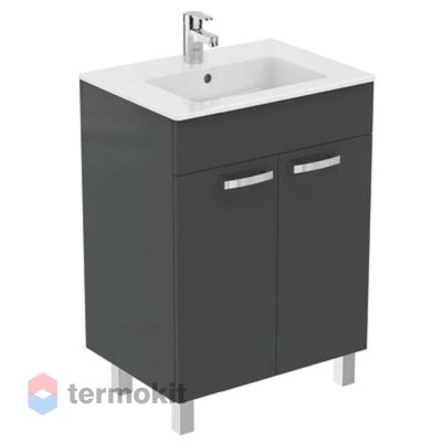 Тумба под раковину Ideal Standard TEMPO 60 напольная серый E0567TI