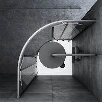 Душевой уголок AM.PM Gem 2000x800x800 черный матовый W90G-401-080BT