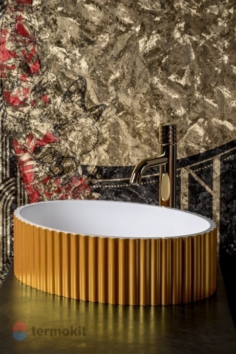 Раковина Armadi Art Monaco Canale 50 золото глянец 878-G