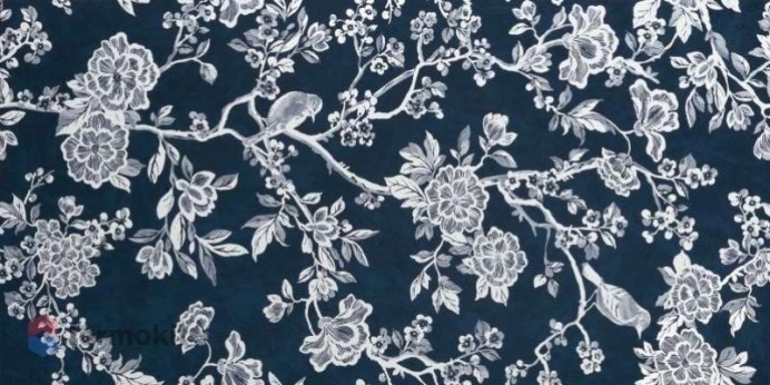 Керамогранит Serenissima Chromagic Floral Blue Ret декор 60х120